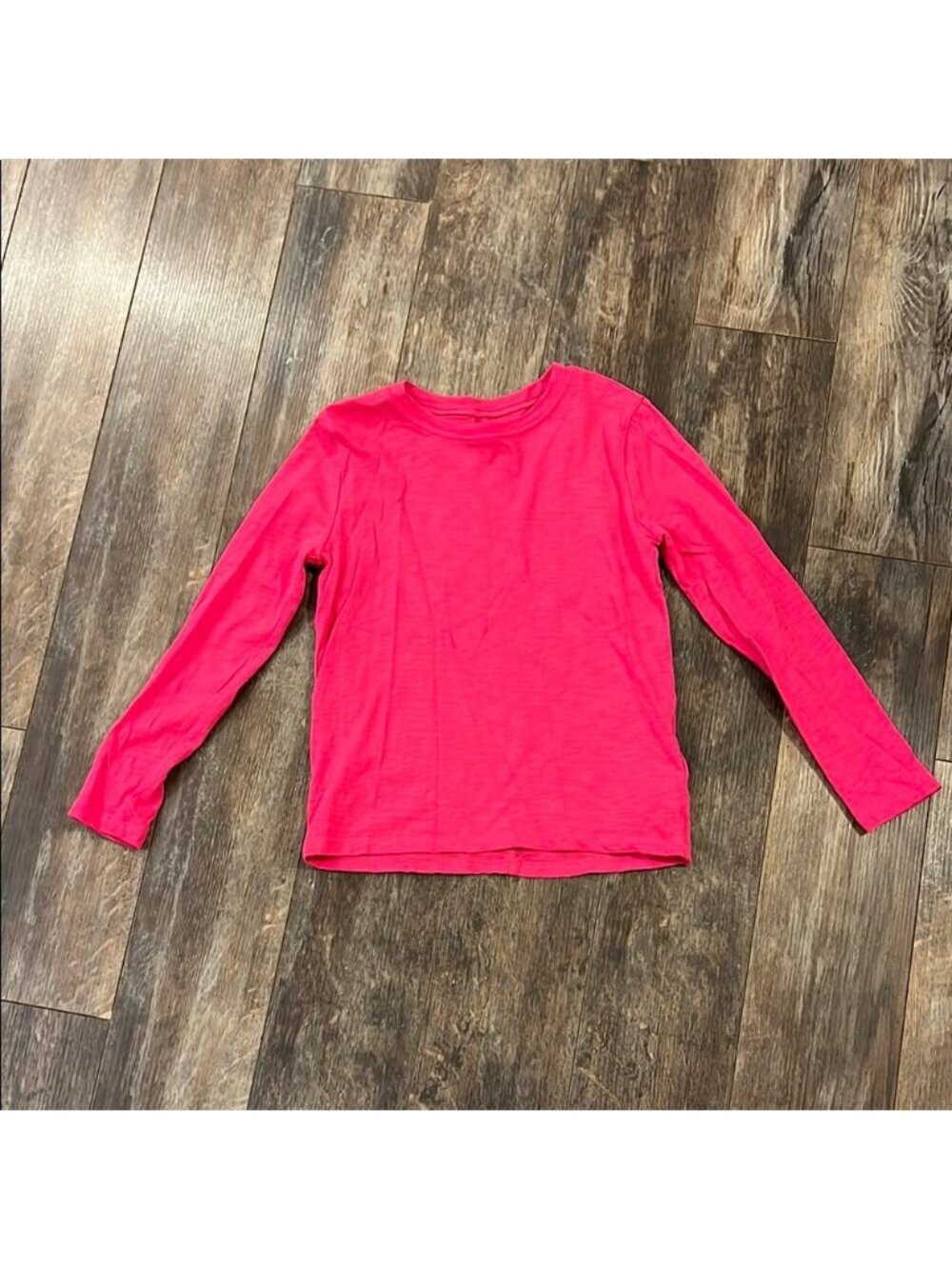 J. Crew Pink Blouse Long Sleeve Crew Neck